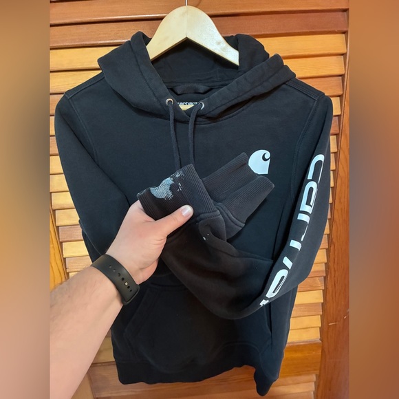 Carhartt Women’s Hoodie, black - size medium - Picture 4 of 12